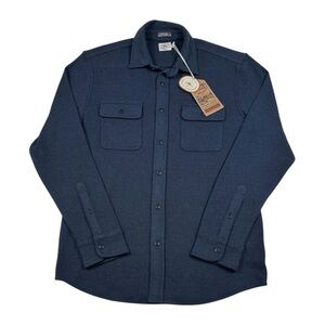 Faherty Legend Sweater Shirt Avt-Brighton Navy Twill NWT